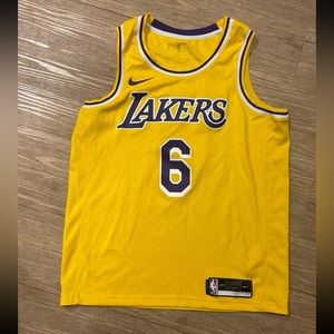 Nike Lebron James Swingman Jersey Lakers #6 Size LARGE